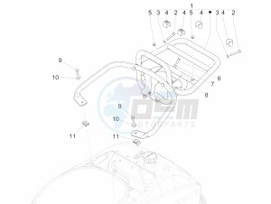 LXV 150 (NAFTA) drawing Rear luggage rack