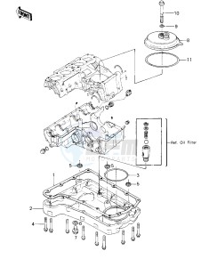 KZ 650 F (F1) drawing BREATHER COVER_OIL PAN