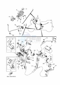 GPD125-A NMAX 125 (BV3H) drawing RADIATOR & HOSE