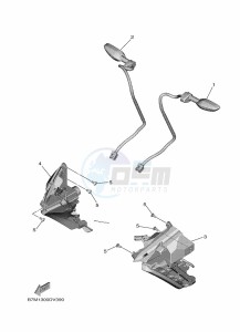 CZD300D-A XMAX 300 TECH MAX (BMK2) drawing STARTING MOTOR