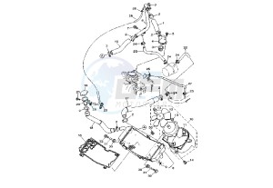 XP T-MAX BLACK MAX 500 drawing COOLING SYSTEM