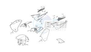 MULHACEN - CAFE' - NIETO - 660 CC EU2 - EU3 - NIETO EU3 drawing FAIRING