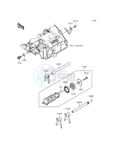 NINJA_300_ABS EX300BDF XX (EU ME A(FRICA) drawing Gear Change Drum/Shift Fork(s)