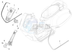 SUPER GTS 125 4T 3V IGET ABS E3 (APAC) drawing Front shield