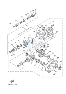 YFM550FWAD YFM5FGPAD GRIZZLY 550 EPS (1HSJ) drawing DRIVE SHAFT