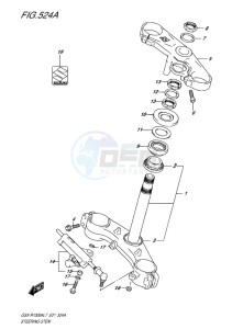 GSX-R1000 EU drawing STEERING STEM