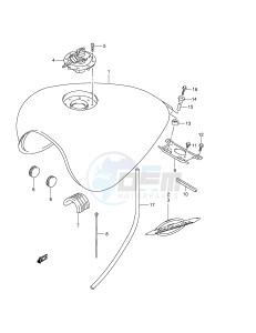 VZ800 (E3-E28) MARAUDER drawing FUEL TANK