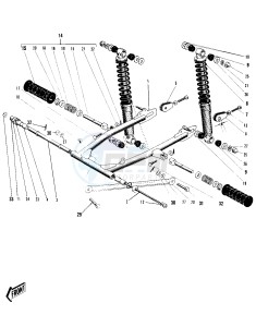 F4 [SIDEWINDER] 250 [SIDEWINDER] drawing SWING ARM_SHOCK ABSORBERS