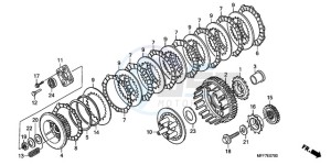 XL700V9 France - (F / CMF SPC) drawing CLUTCH