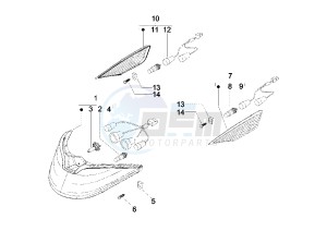 X8 200 drawing Head lamp