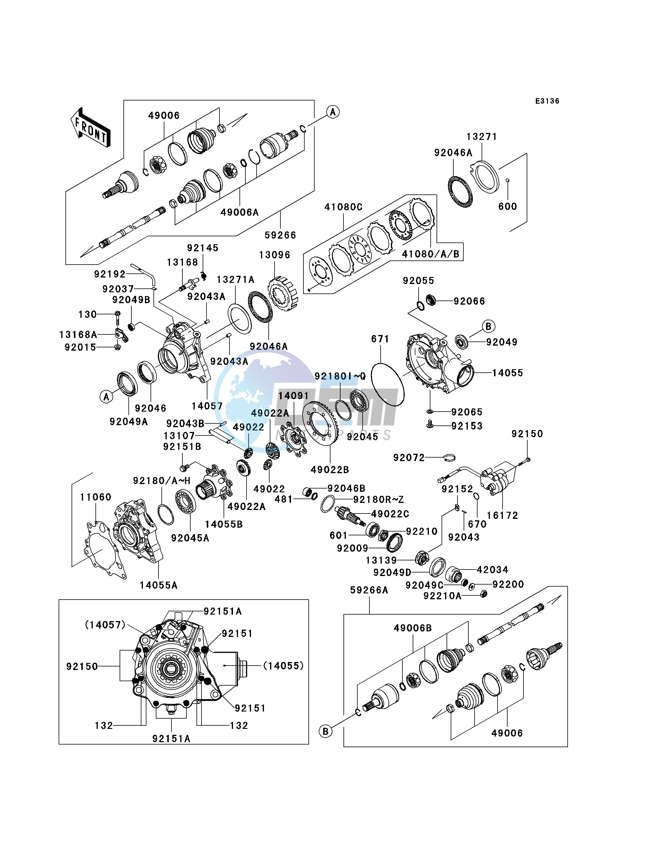 DRIVE SHAFT-FRONT