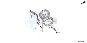 VT750CSC drawing METER ( VT750C2B/ C2S/ CS/ C/ CA)