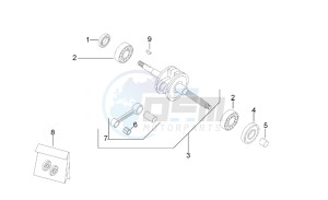 Scarabeo 50 2t (eng. Minarelli) drawing Connecting rod