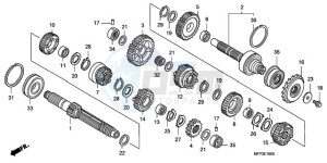 CB1300SA9 KO / ABS BCT TY2 drawing TRANSMISSION