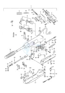 DF 50 drawing Tiller Handle