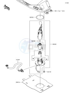 NINJA 650 EX650KHFA XX (EU ME A(FRICA) drawing Fuel Pump