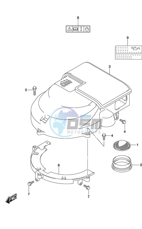 Silencer/Ring Gear Cover