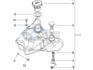 Runner 50 Pure Jet drawing Oil tank