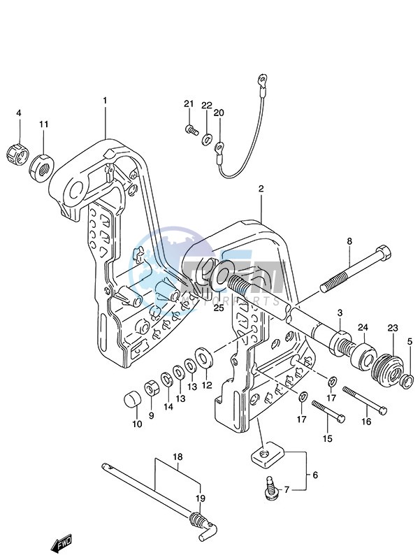 Clamp Bracket (1986 to 1995)