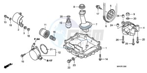 CB1000RAA France - (F / ABS CMF) drawing OIL PAN/OIL PUMP