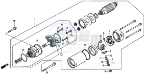 GL1800A drawing STARTING MOTOR