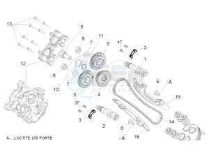 Dorsoduro 750 ABS USA-CND (NAFTA) (CND, USA) drawing Front cylinder timing system