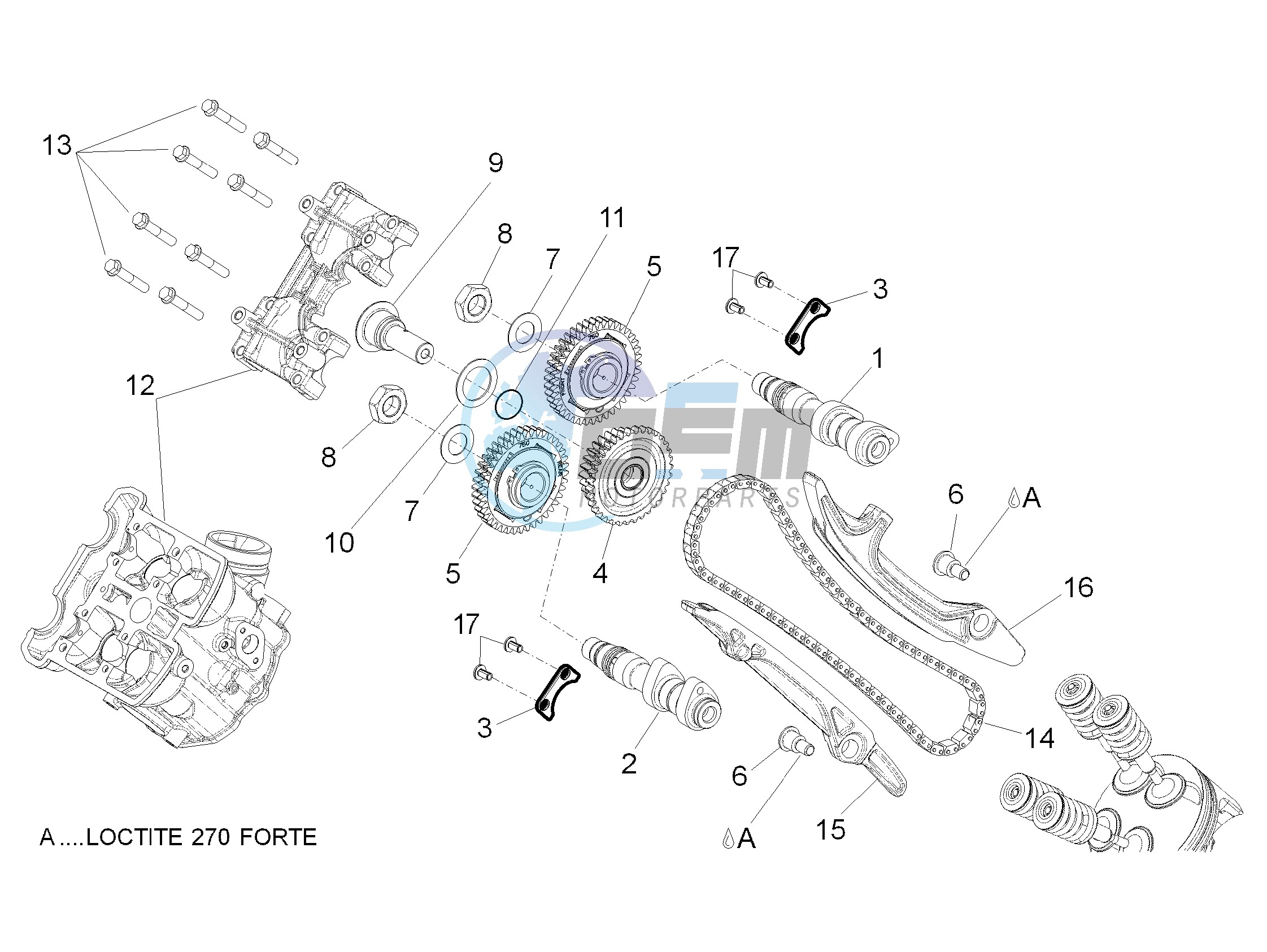 Front cylinder timing system