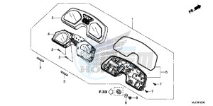 CBR650FE CBR650FE 2ED - (2ED) drawing METER