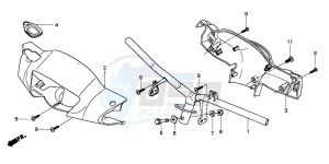 SH50 SH FIFTY drawing HANDLE PIPE/HANDLE COVER