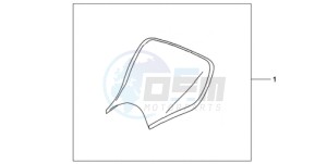 CBR1000RR9 Europe Direct - (ED / MME TRI) drawing E-SEAT