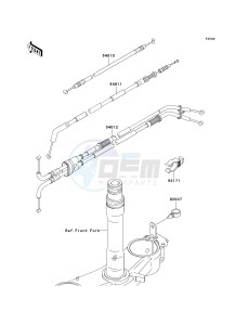 ZX 1000 C [NINJA ZX-10R] (C2) C2 drawing CABLES