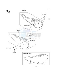 KX65 KX65A7F EU drawing Side Covers