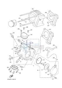 YW125CB BW'S 125 (37D7) drawing CYLINDER HEAD