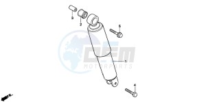 PK50 drawing REAR CUSHION