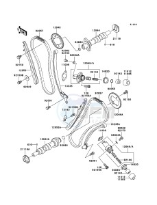 VN1600_CLASSIC VN1600-A3H GB XX (EU ME A(FRICA) drawing Camshaft(s)/Tensioner