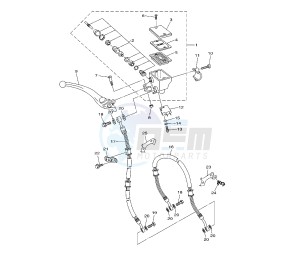 XJ6-S DIVERSION 600 drawing FRONT MASTER CYLINDER