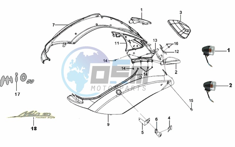 COWLING / TAIL LIGHT