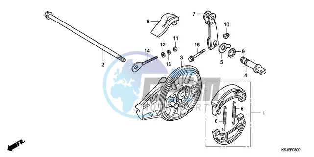 REAR BRAKE PANEL