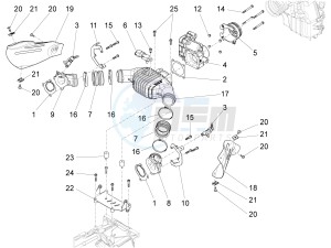 Audace 1400 Carbon 1380 (NAFTA) drawing Throttle body