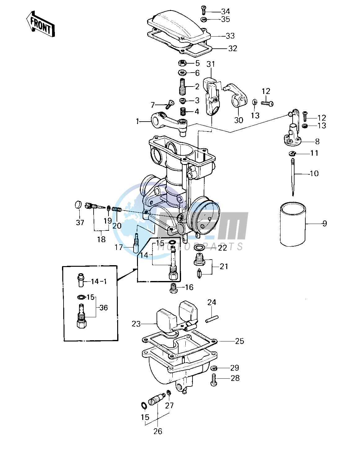 CARBURETOR PARTS -- 80-81 A1_A2- -