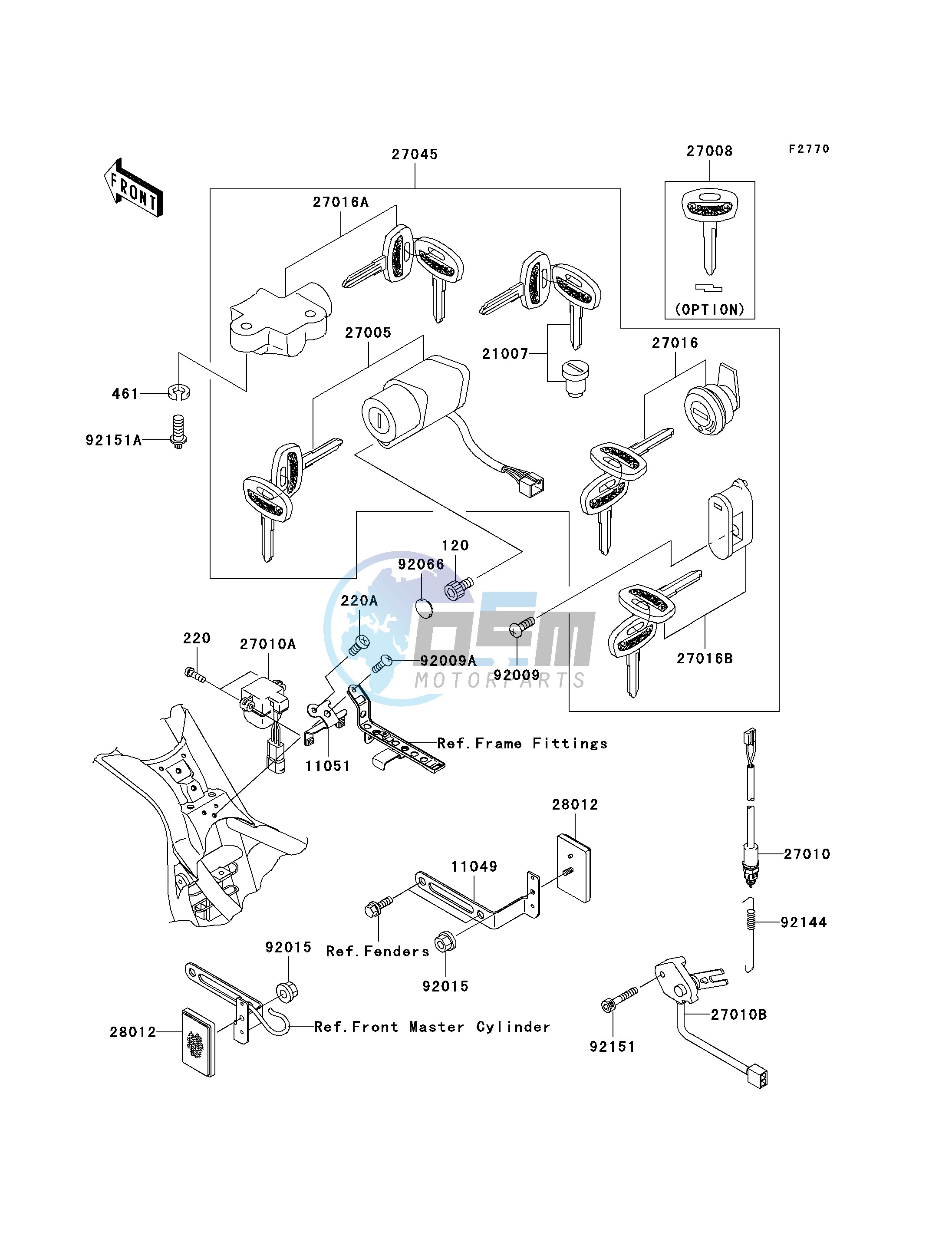 IGNITION SWITCH_LOCKS_REFLECTORS