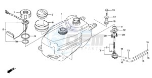 SH50 drawing FUEL TANK