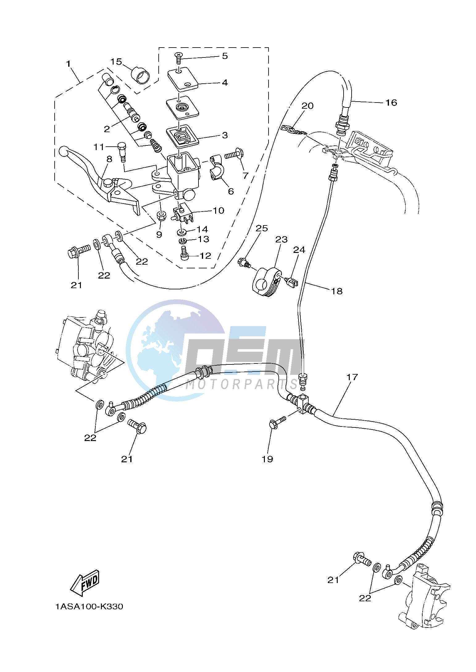 FRONT MASTER CYLINDER