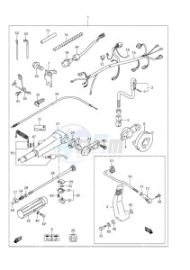 DF 9.9 drawing Tiller Handle