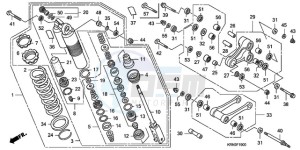 CRF250R9 Australia - (U) drawing REAR CUSHION