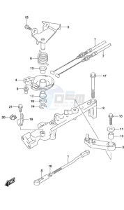 DF 200A drawing Throttle Rod