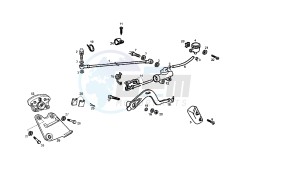 SENDA R DRD RACING - 50 CC VTHSR1D2B. EU2 drawing REAR BRAKING SYSTEM