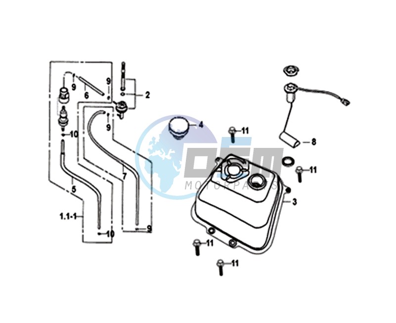 FUEL TANK -  FUEL GAUGE