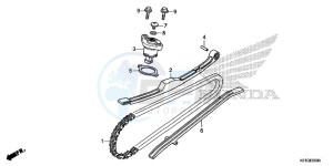 SH125DG SH125D E drawing CAM CHAIN/TENSIONER