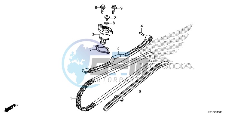 CAM CHAIN/TENSIONER